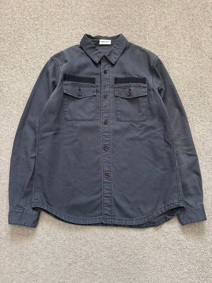 AW11 Undercover "Antidevil Security" Skull Hybrid Army Shirt