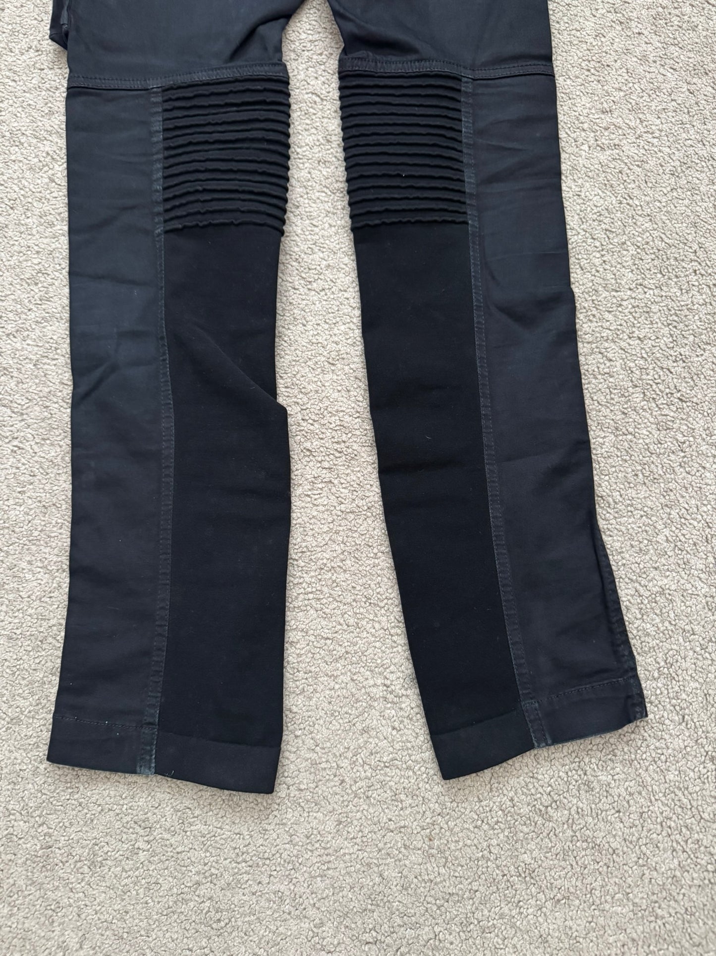 FW14 Rick Owens DRKSHDW Black Memphis Cut Biker Denim Jeans