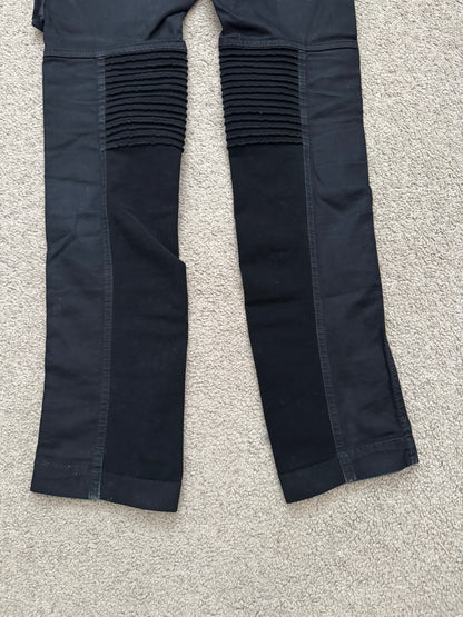 FW14 Rick Owens DRKSHDW Black Memphis Cut Biker Denim Jeans
