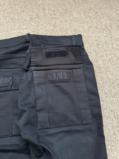 FW14 Rick Owens DRKSHDW Black Memphis Cut Biker Denim Jeans