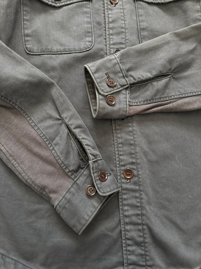 AW11 Undercover "Antidevil Security" Skull Hybrid Army Shirt