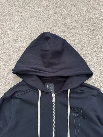 SS21 Rick Owens x Champion Pentagram Jason Zip Up Hoodie