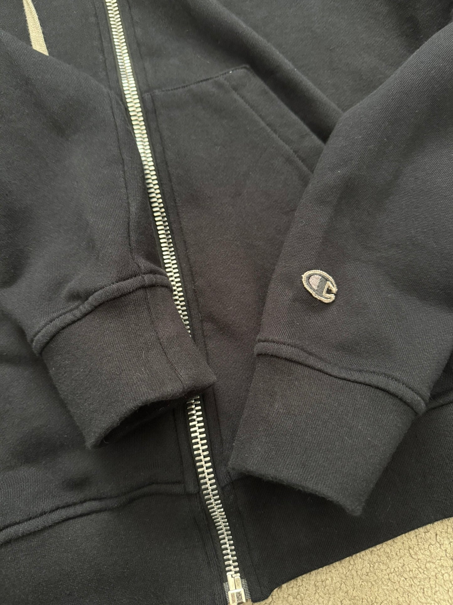 SS21 Rick Owens x Champion Pentagram Jason Zip Up Hoodie