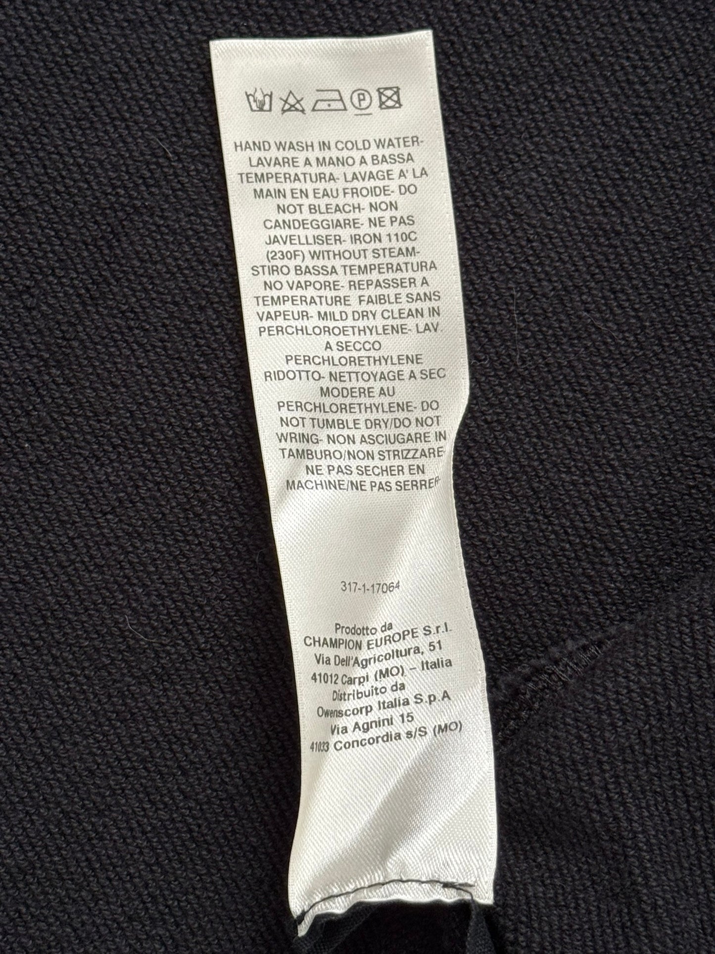 SS21 Rick Owens x Champion Pentagram Jason Zip Up Hoodie
