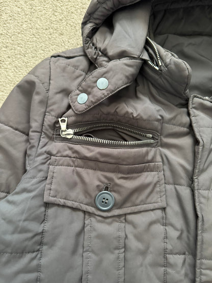 AW07 Undercover "Knit" Military Cargo Zipper Puffer Jacket