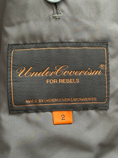 AW07 Undercover "Knit" Military Cargo Zipper Puffer Jacket