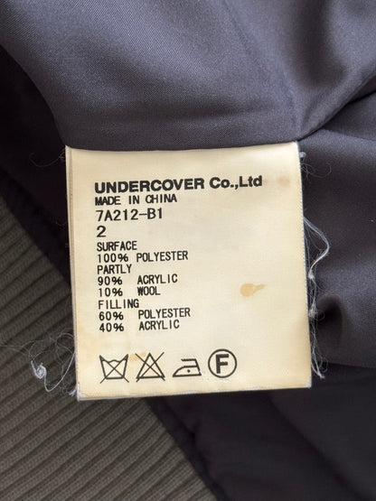 AW07 Undercover "Knit" Military Cargo Zipper Puffer Jacket