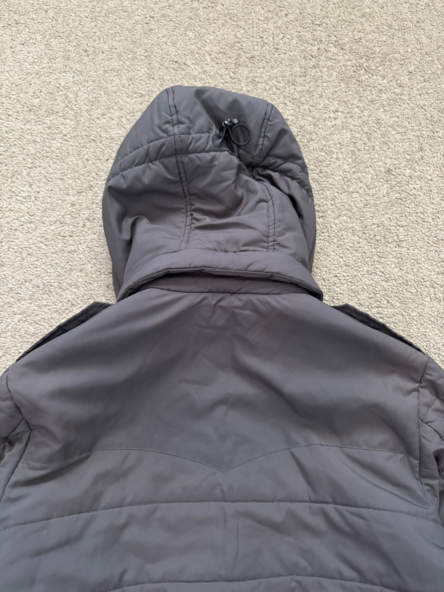 AW07 Undercover "Knit" Military Cargo Zipper Puffer Jacket