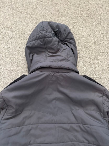 AW07 Undercover "Knit" Military Cargo Zipper Puffer Jacket