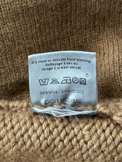 AW02 Dior Homme by Hedi Slimane "Reflexion" Zip Drivers Knit