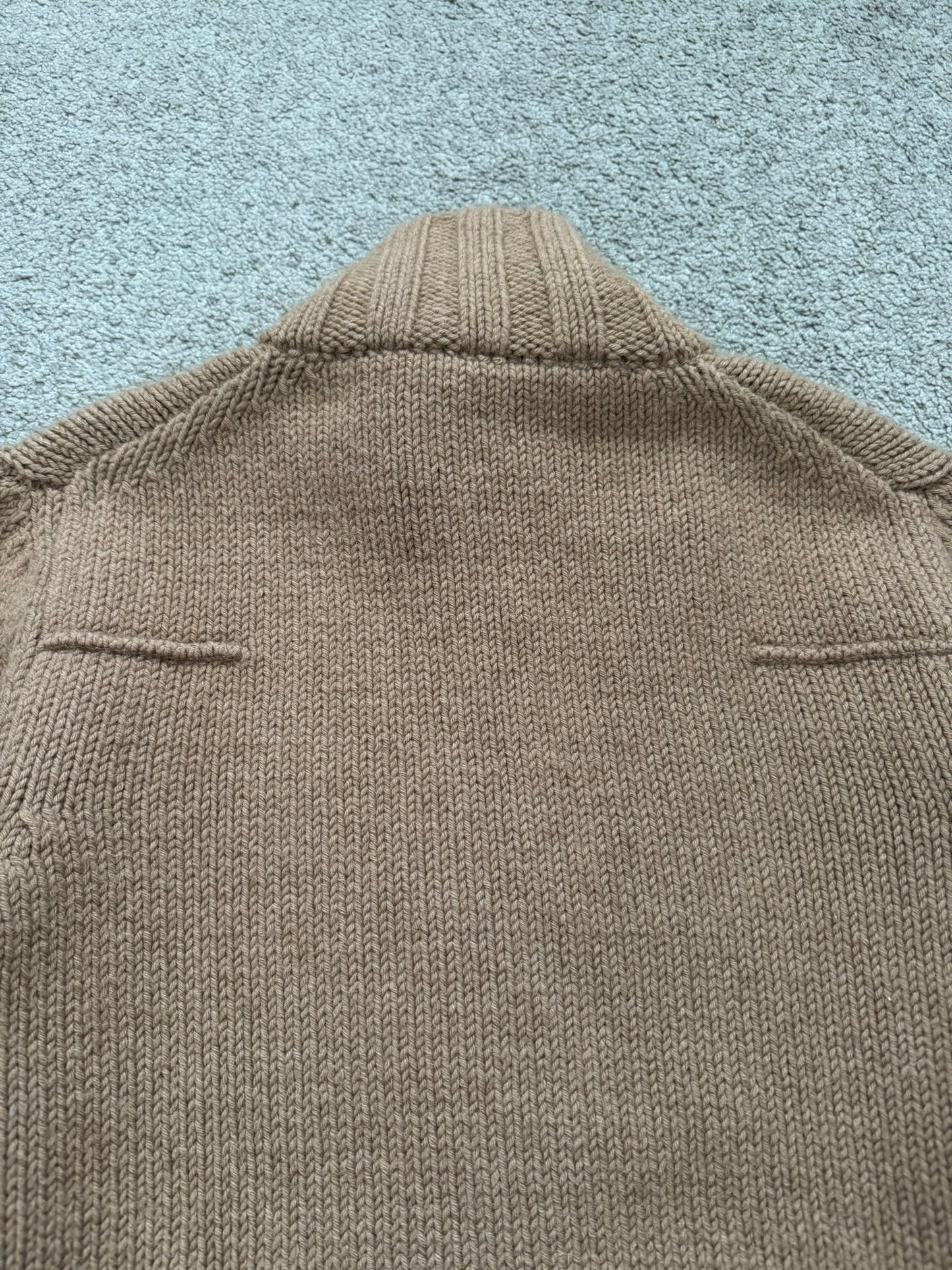 AW02 Dior Homme by Hedi Slimane "Reflexion" Zip Drivers Knit