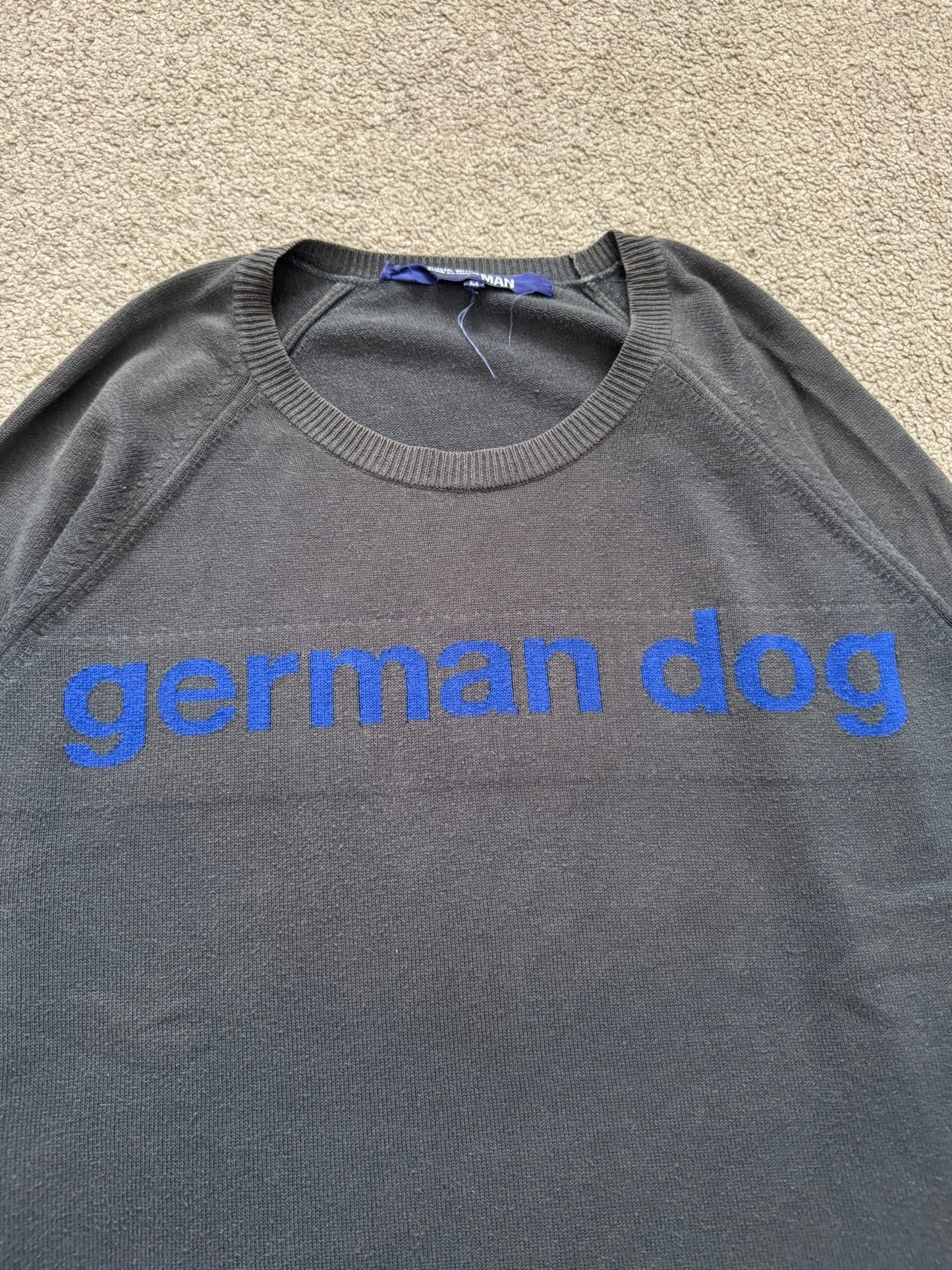 SS02 Junya Watanabe German Dog Pullover Knitted Sweater