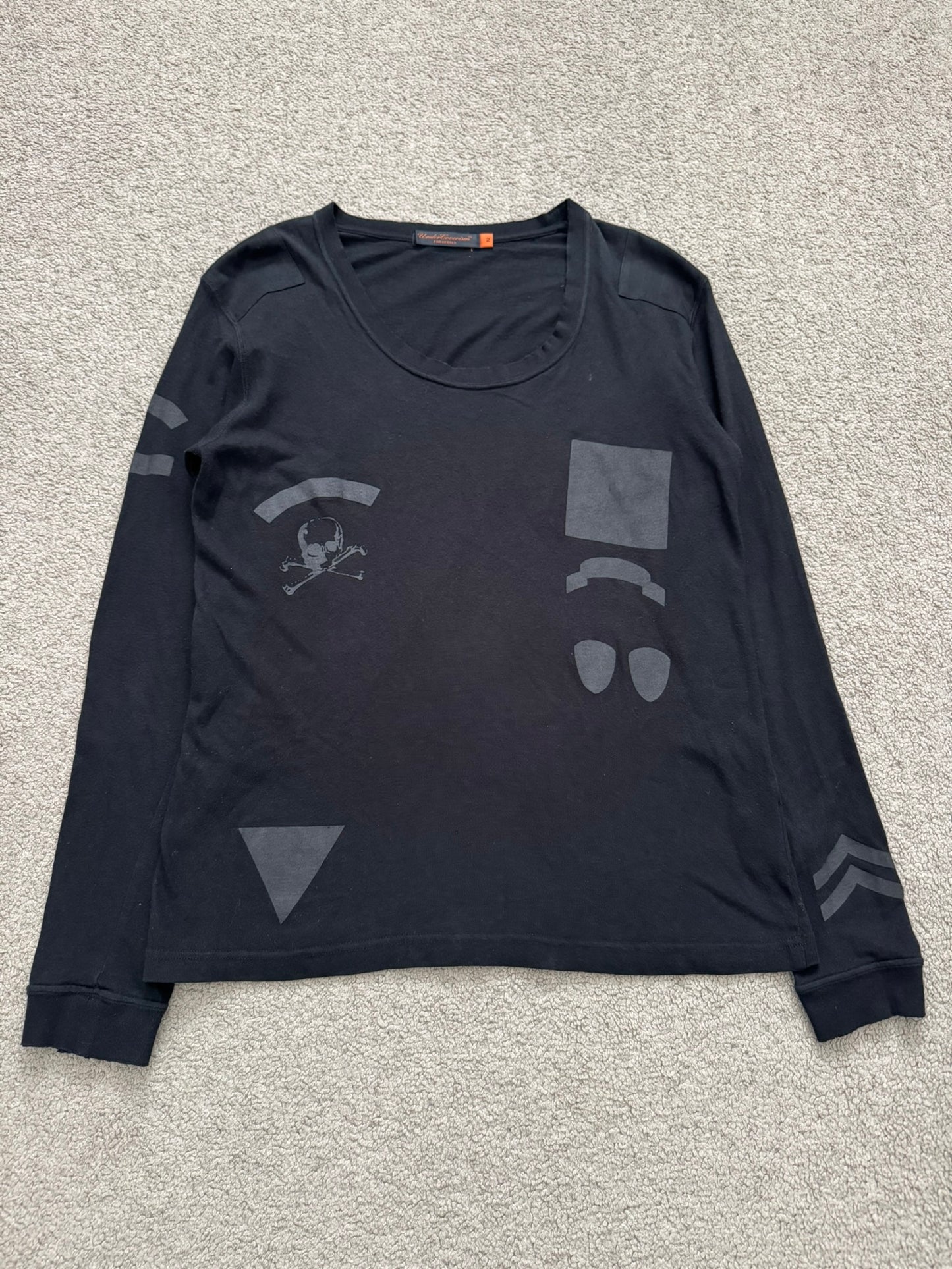 AW05 Undercover "Arts & Crafts" Emblem Patch Long Sleeve T Shirt
