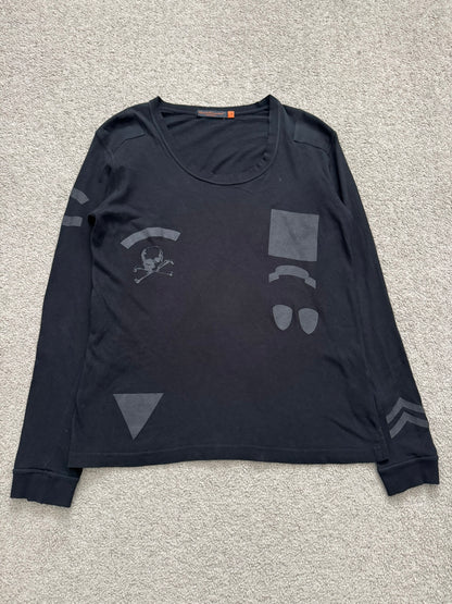 AW05 Undercover "Arts & Crafts" Emblem Patch Long Sleeve T Shirt