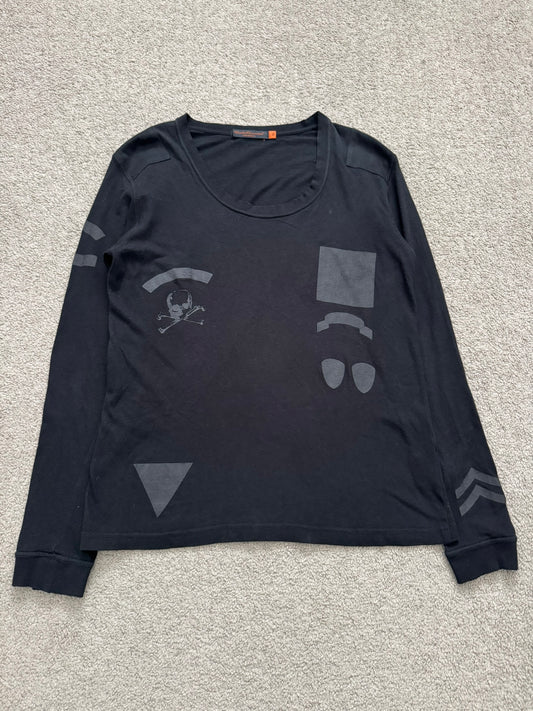 AW05 Undercover "Arts & Crafts" Emblem Patch Long Sleeve T Shirt