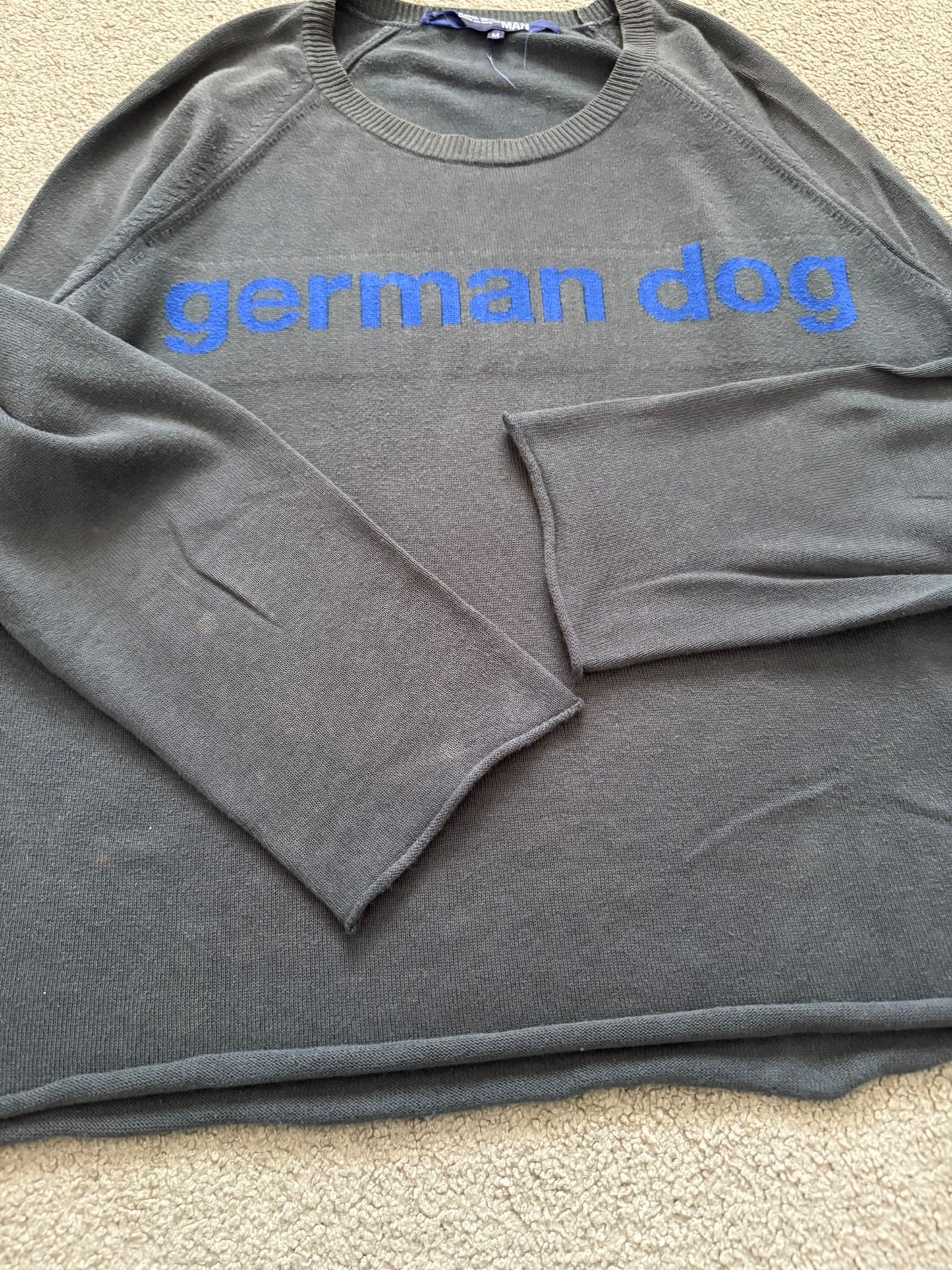 SS02 Junya Watanabe German Dog Pullover Knitted Sweater
