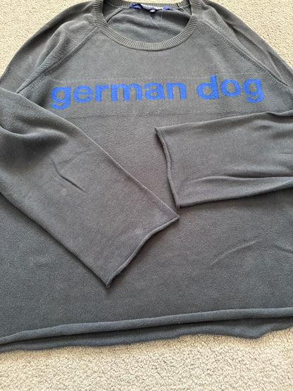 SS02 Junya Watanabe German Dog Pullover Knitted Sweater