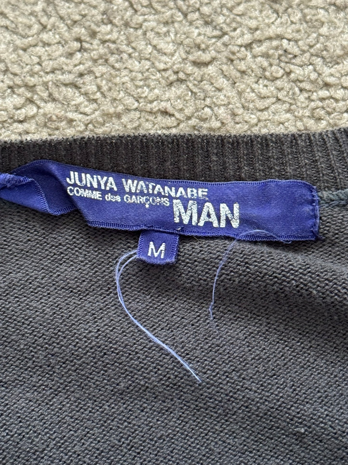 SS02 Junya Watanabe German Dog Pullover Knitted Sweater