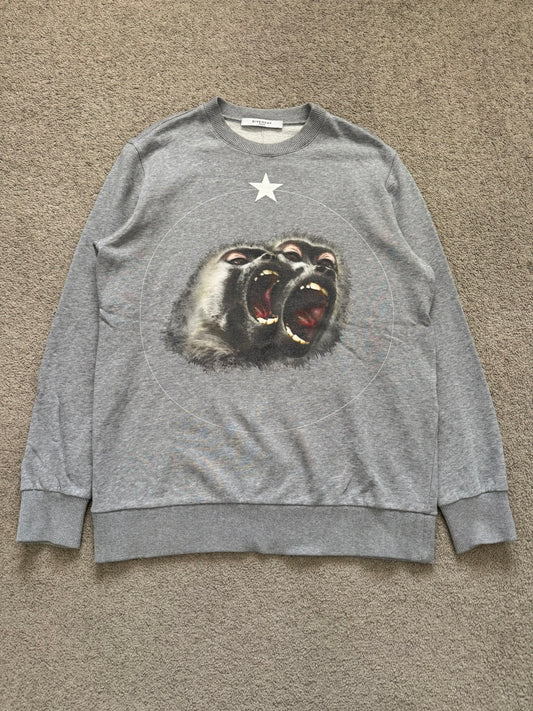 FW16 Givenchy by Riccardo Tisci Monkey Brothers Sweatshirt