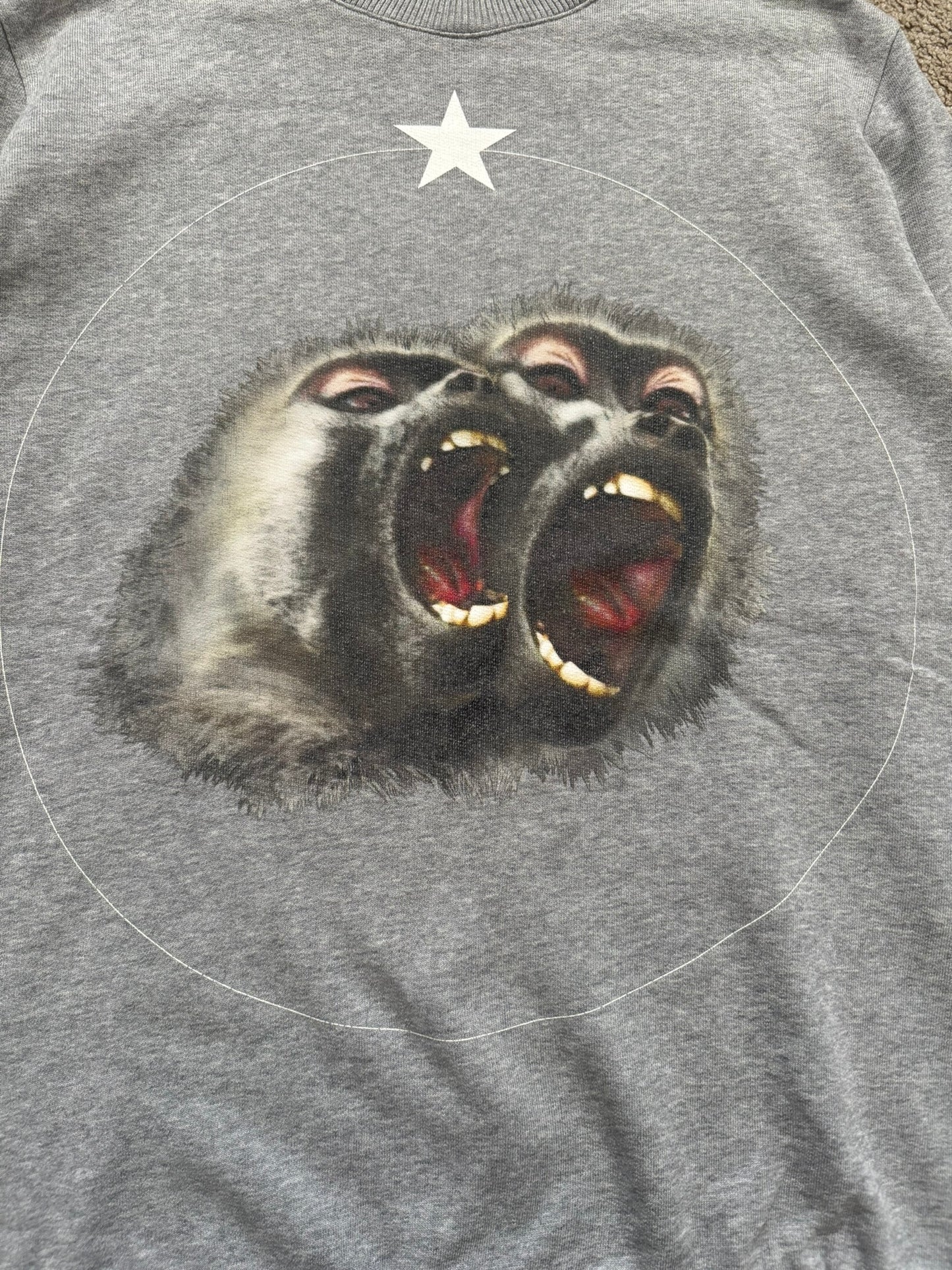 FW16 Givenchy by Riccardo Tisci Monkey Brothers Sweatshirt