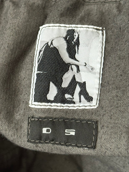 FW15 Rick Owens DRKSHDW Brown Corduroy Creatch Cargo Pants