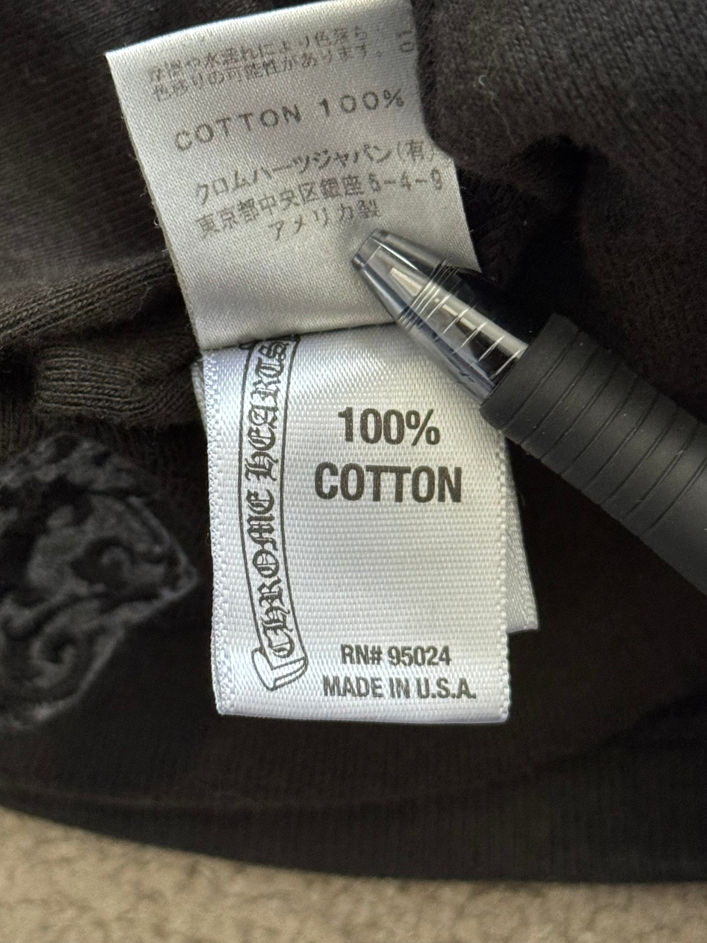 Vintage Chrome Hearts Vine Dagger Thermal Beanie