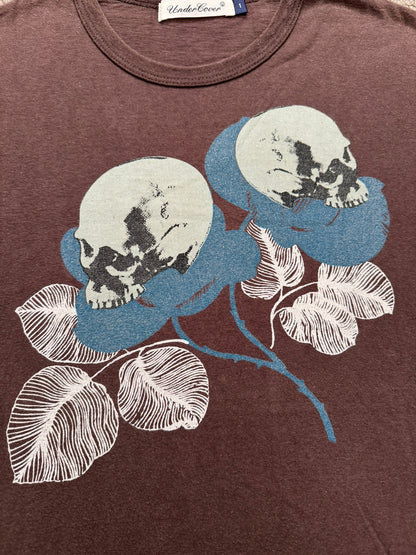 SS08 Undercover Skull Flower Graphic T Shirt