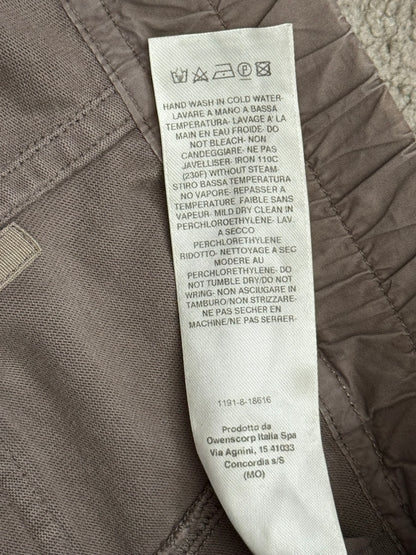 SS22 Rick Owens DRKSHDW Brown Creatch Cargo Pants