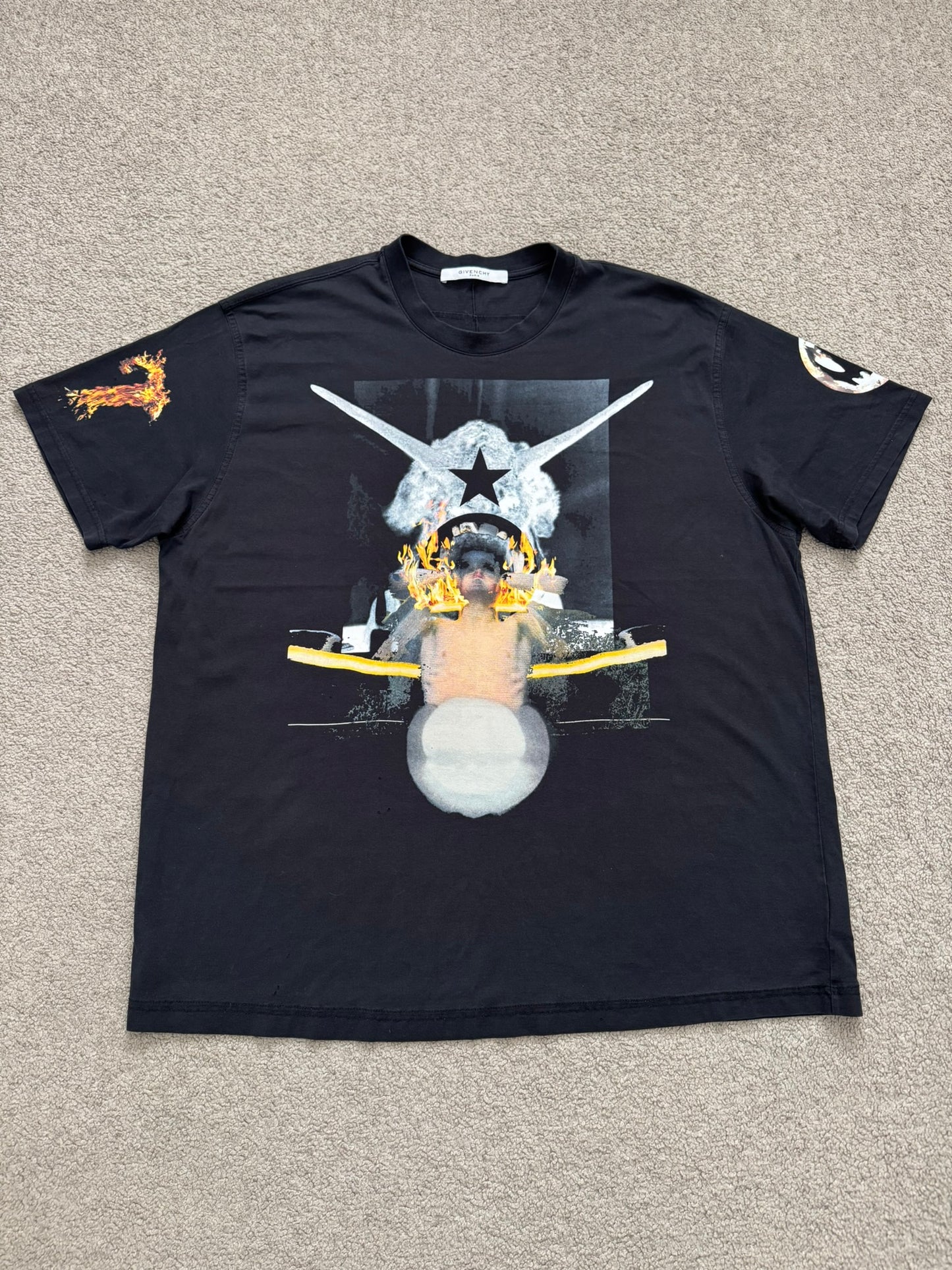 SS16 Givenchy by Riccardo Tisci Voodoo Doll Graphic T Shirt