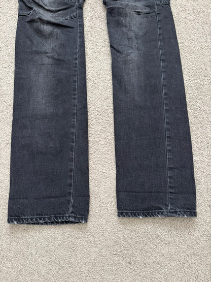 FW11 Balmain by Christophe Decarnin 4 Zip Biker Denim Jeans
