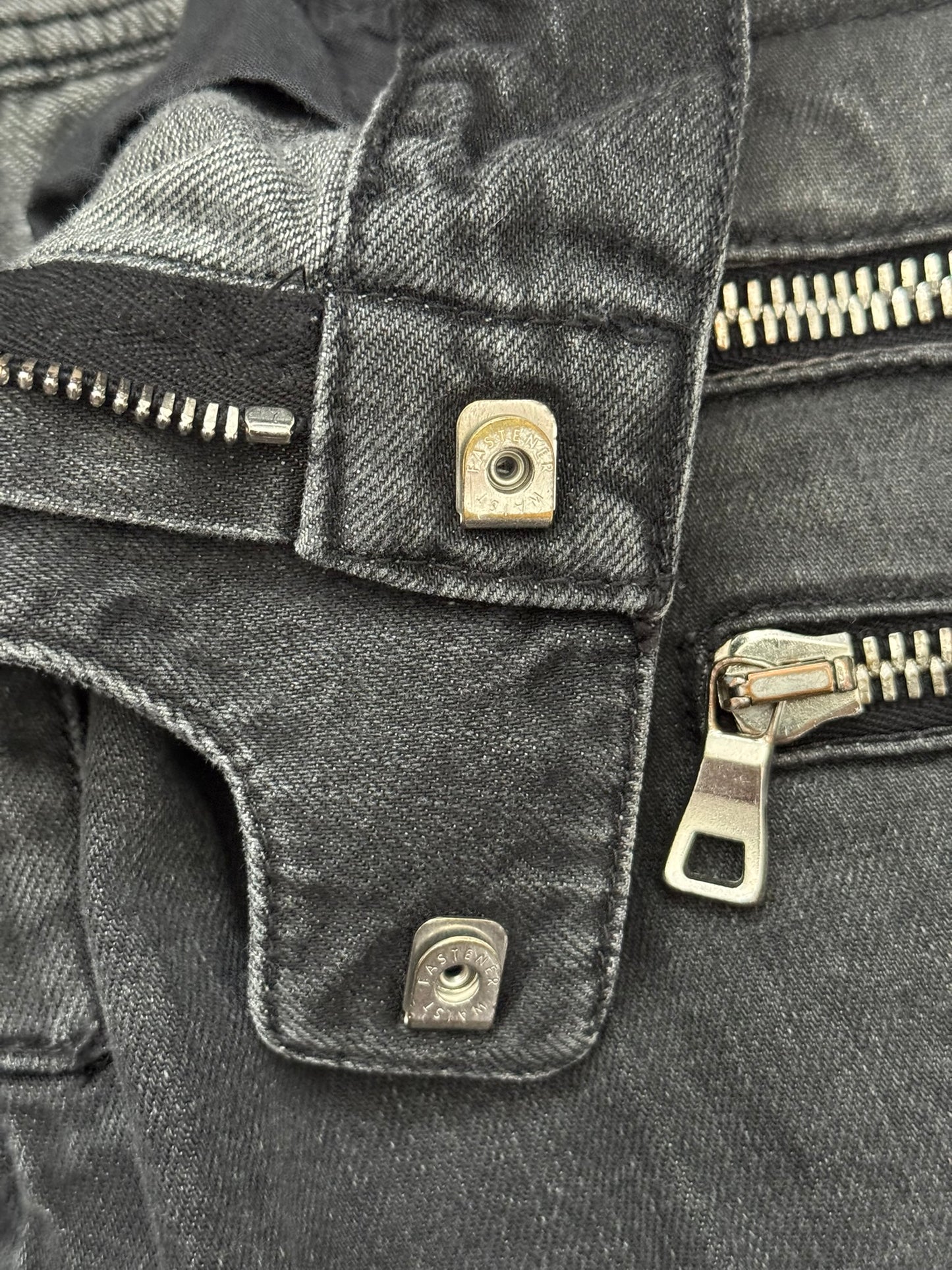 FW11 Balmain by Christophe Decarnin 4 Zip Biker Denim Jeans