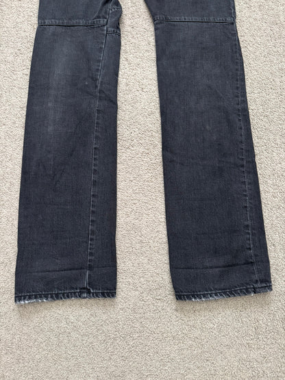 FW11 Balmain by Christophe Decarnin 4 Zip Biker Denim Jeans