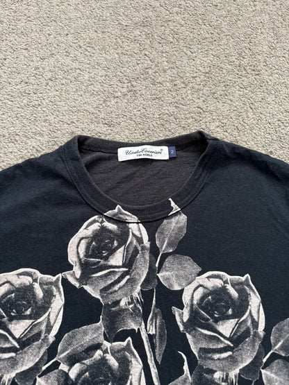 AW08 Undercover Dyed Roses Printed T Shirt