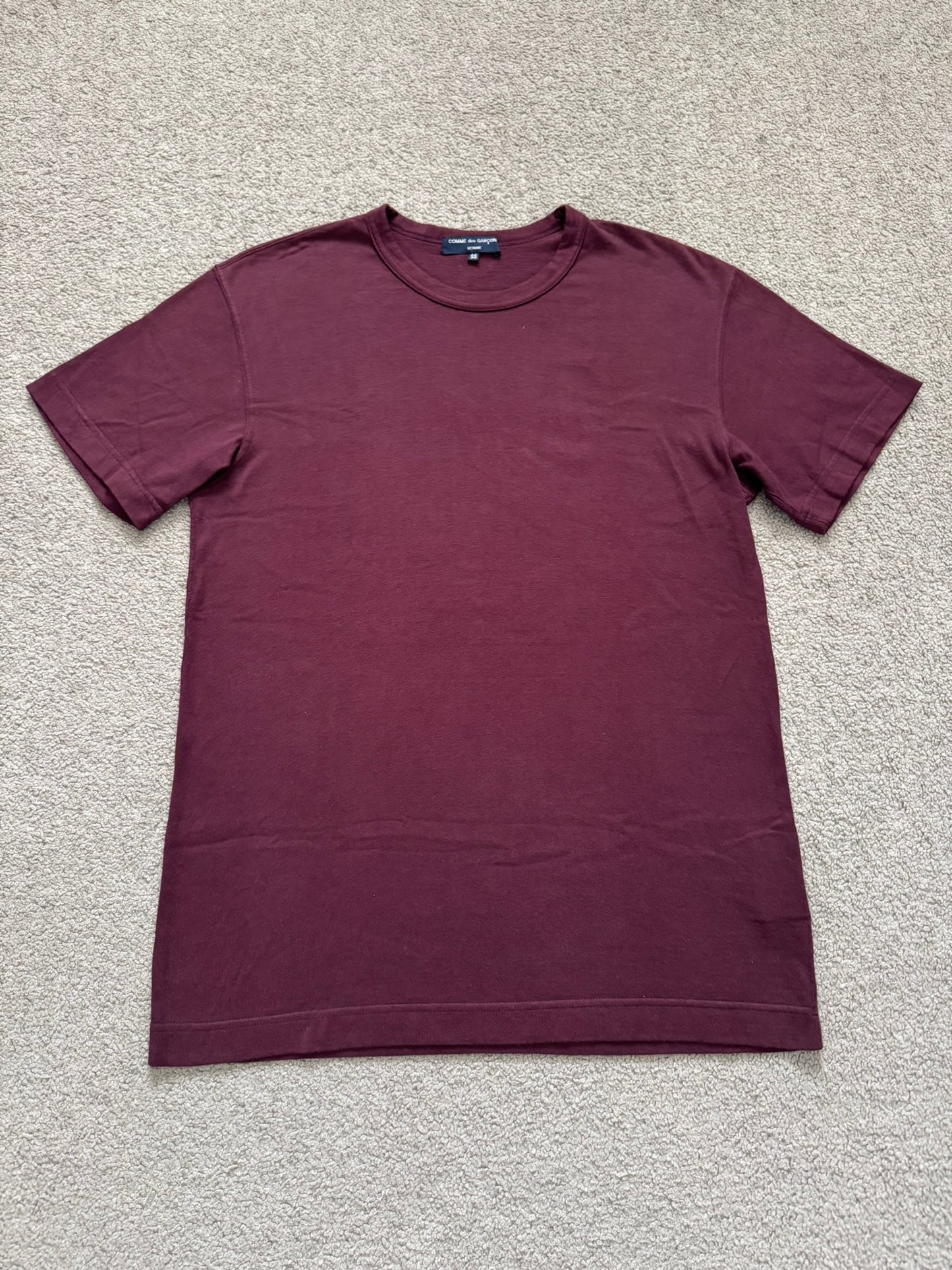 SS09 Comme Des Garcons Homme Overdyed Logo T Shirt