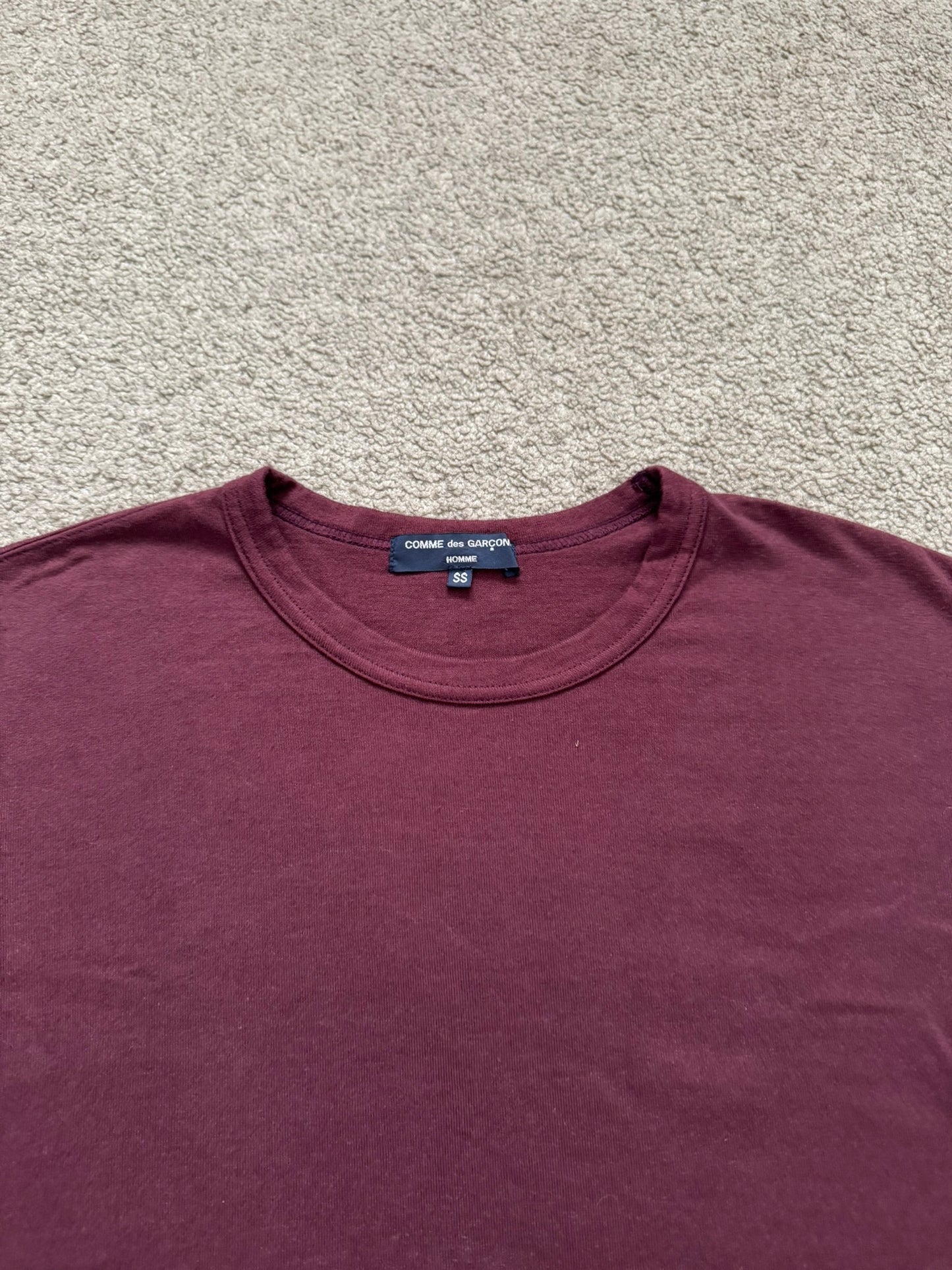 SS09 Comme Des Garcons Homme Overdyed Logo T Shirt