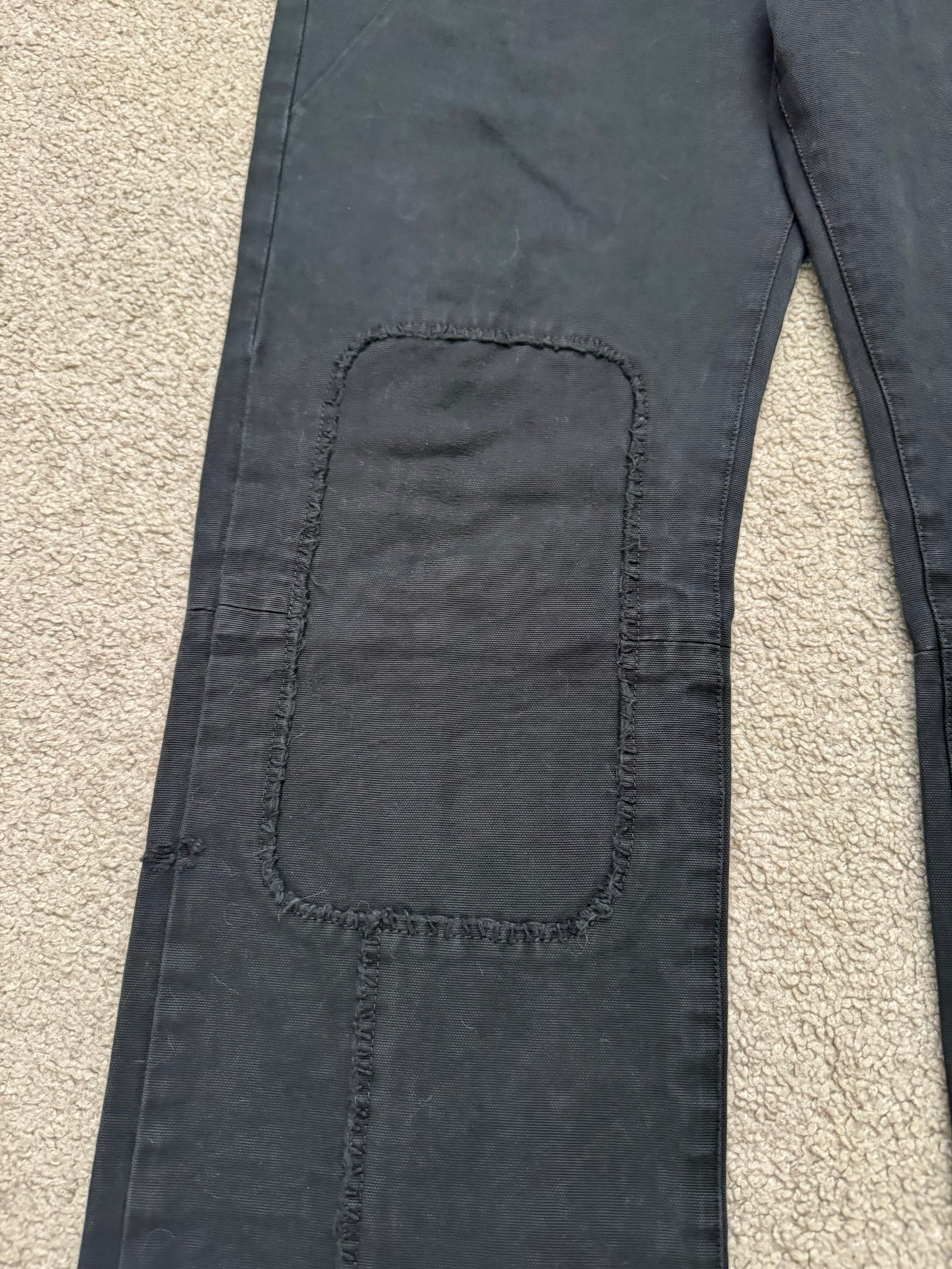 AW06 Undercover "Guruguru" Paneled Crust Frayed Jeans