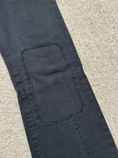 AW06 Undercover "Guruguru" Paneled Crust Frayed Jeans