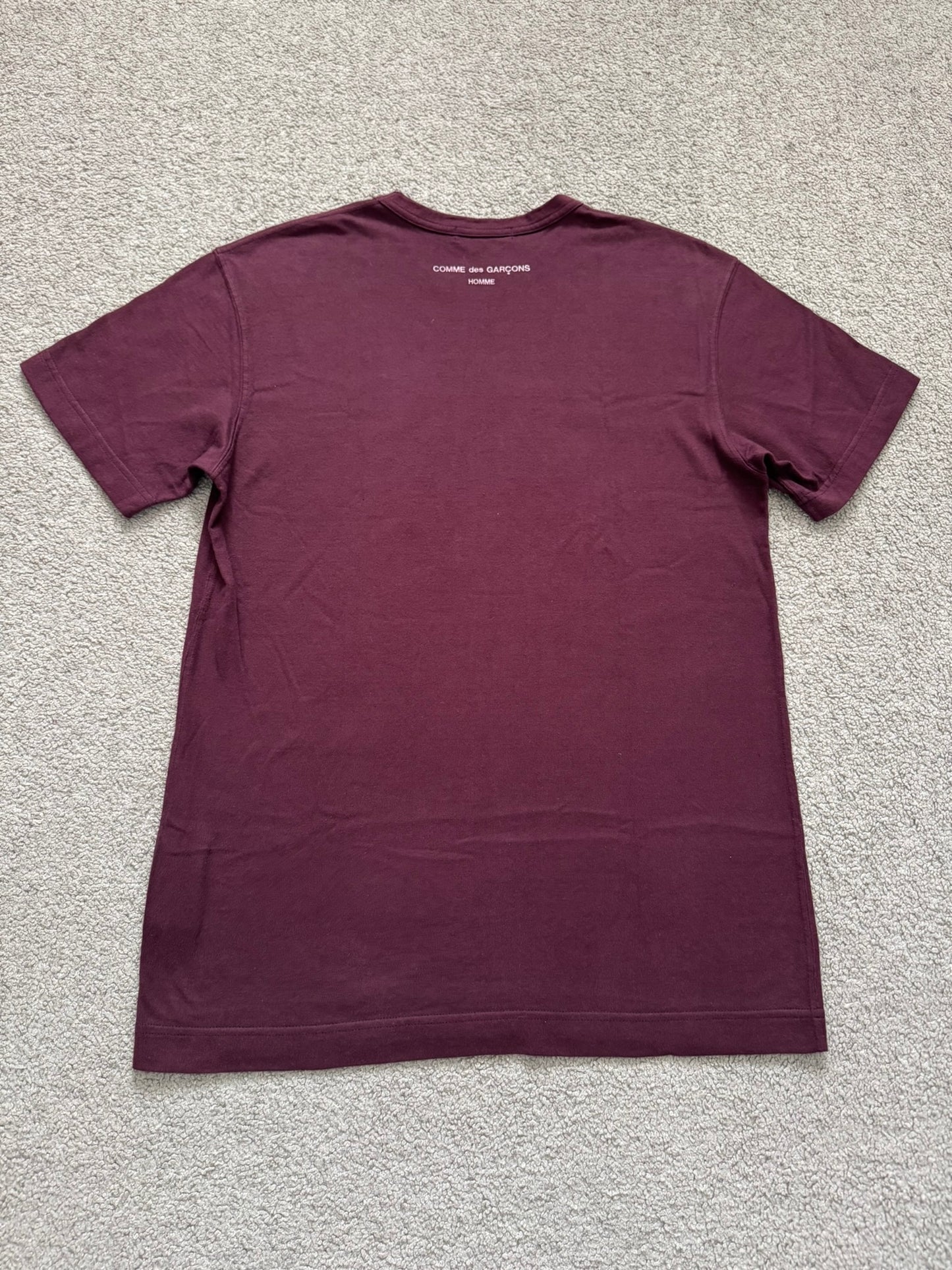 SS09 Comme Des Garcons Homme Overdyed Logo T Shirt