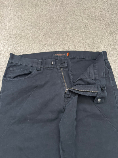 AW06 Undercover "Guruguru" Paneled Crust Frayed Jeans