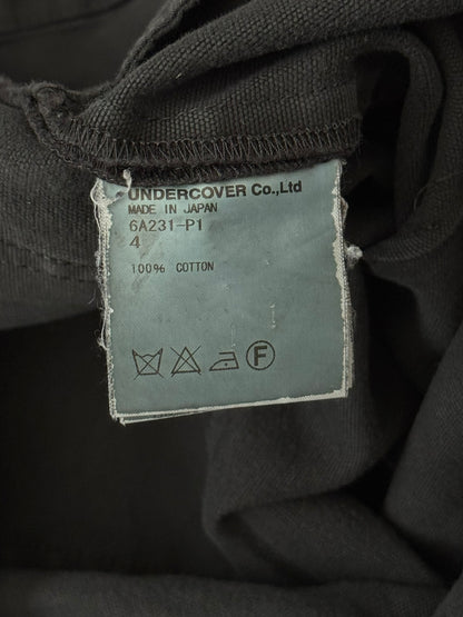 AW06 Undercover "Guruguru" Paneled Crust Frayed Jeans