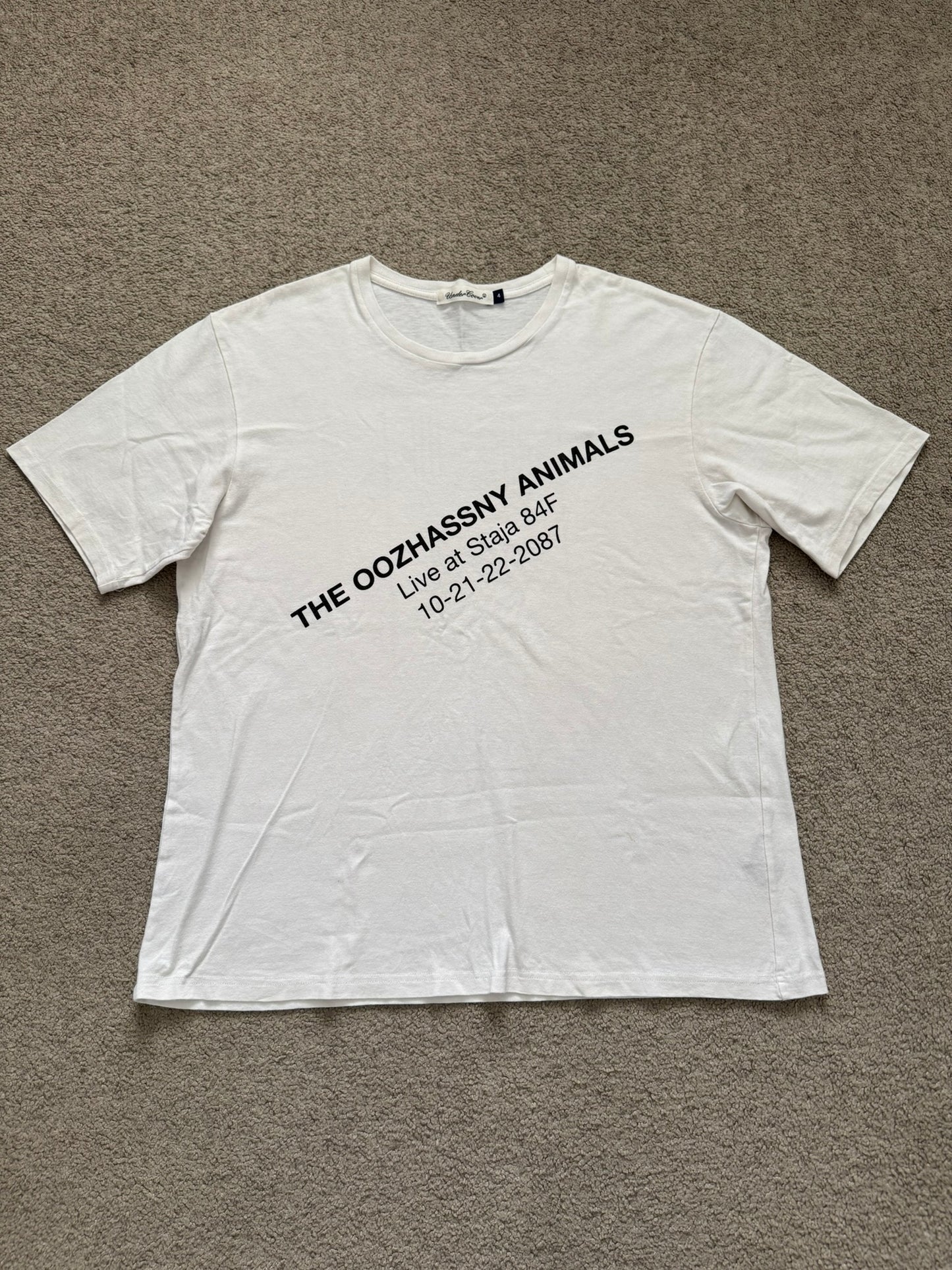 SS18 Undercover Records Oozhassny Animals T Shirt