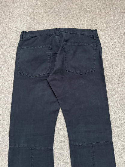 AW06 Undercover "Guruguru" Paneled Crust Frayed Jeans