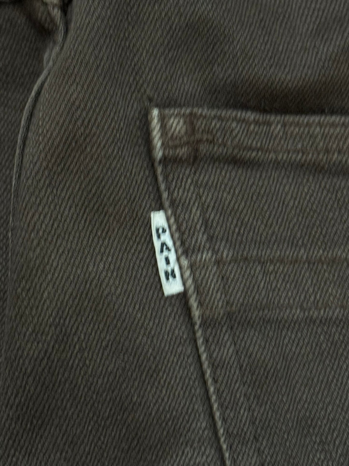 SS07 Number (N)ine Brown Crying Heart Pain Denim Jeans