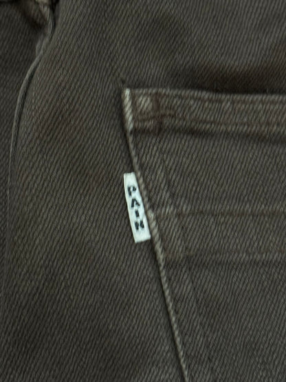 SS07 Number (N)ine Brown Crying Heart Pain Denim Jeans