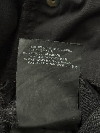 FW15 Saint Laurent by Hedi Slimane "Nightrider" Black Wax D02 Denim Jeans