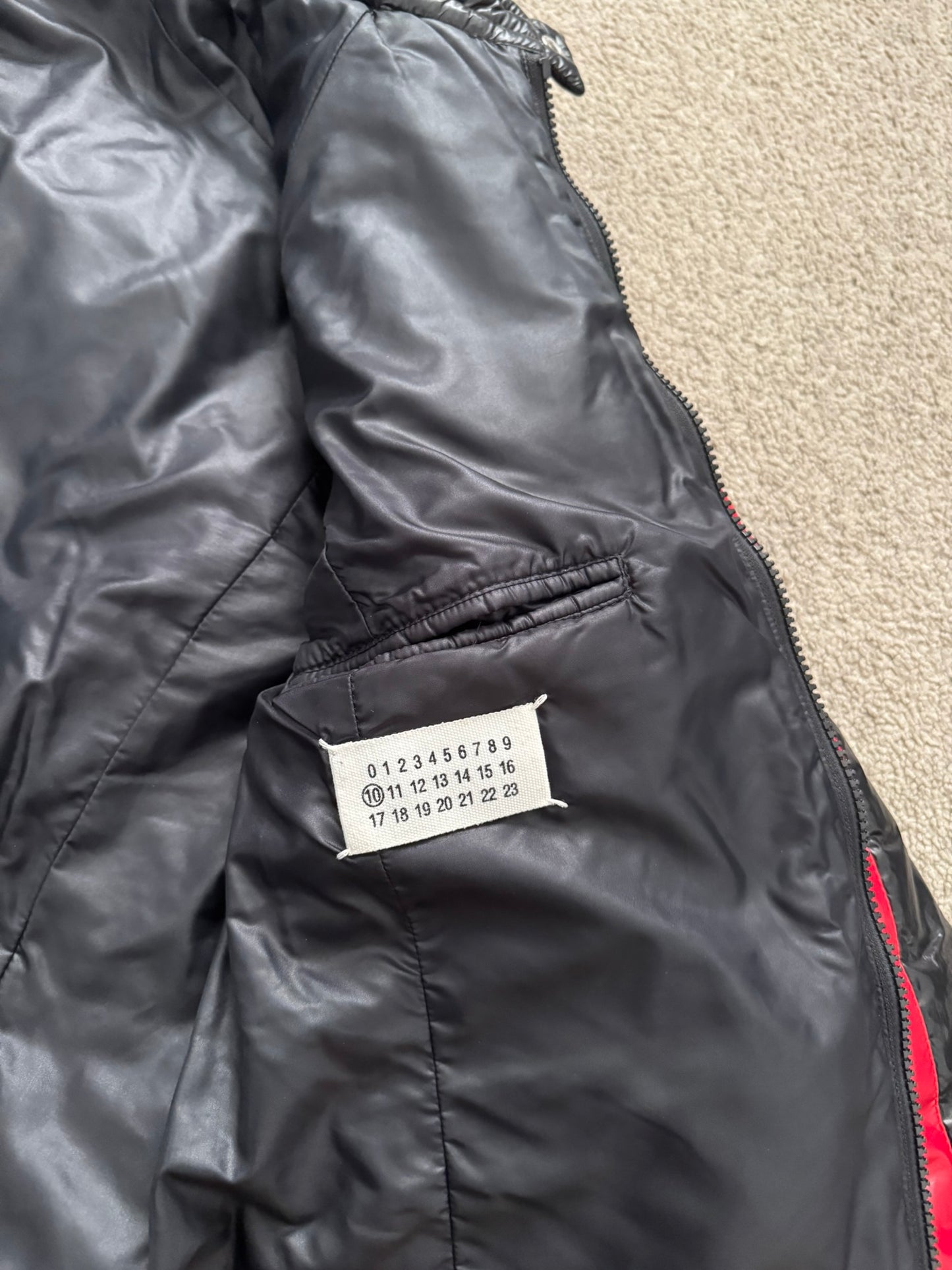 AW08 Maison Margiela “Thriller” Quilted Puffer Biker Jacket