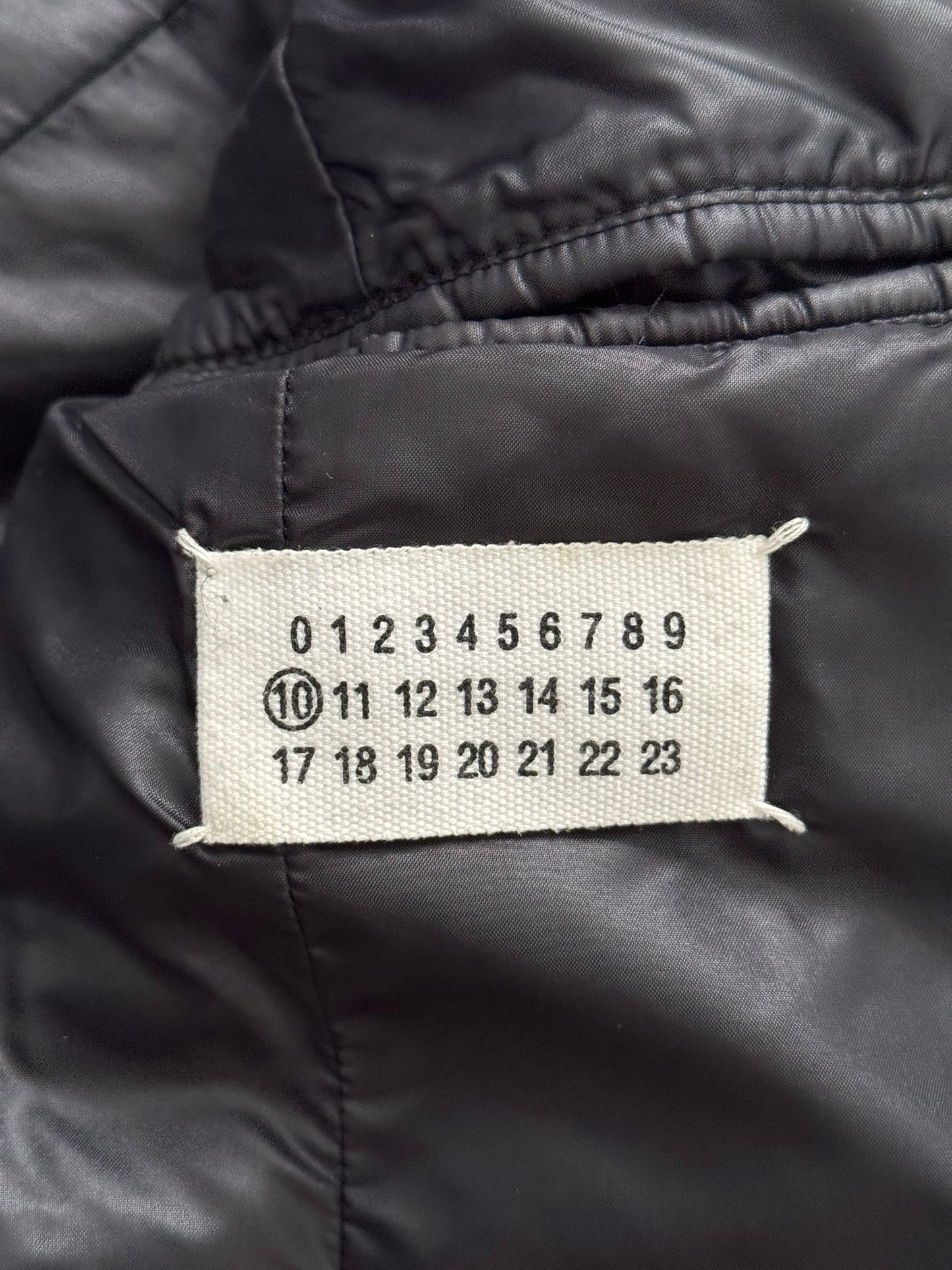 AW08 Maison Margiela “Thriller” Quilted Puffer Biker Jacket