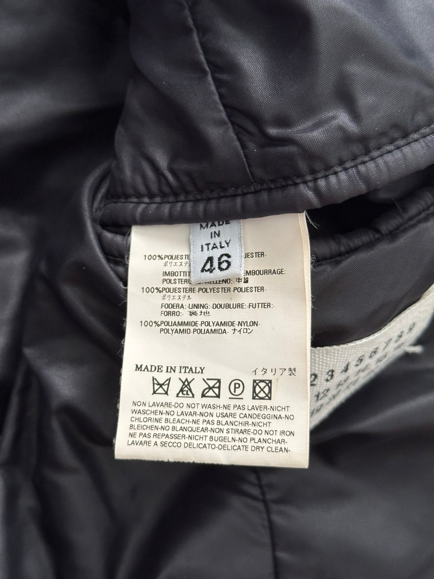 AW08 Maison Margiela “Thriller” Quilted Puffer Biker Jacket