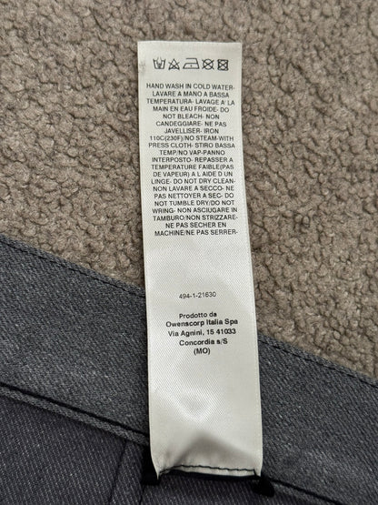 SS23 Rick Owens DRKSHDW MIJ Grey Selvedge Geth Cut Cargo Denim Jeans