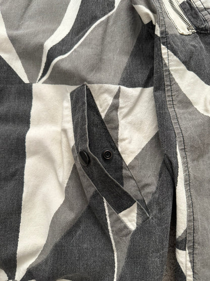SS13 Rick Owens DRKSHDW "Island" Geo Camo Bomber Jacket